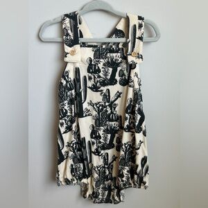Kate Quinn Cactus Print Overalls